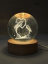 Esfera con luz 3D (varios)