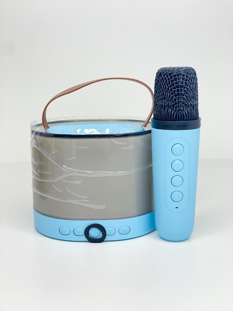 Parlante karaoke con microfono