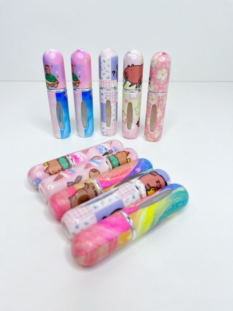 Perfumero capybara recargable 5ml