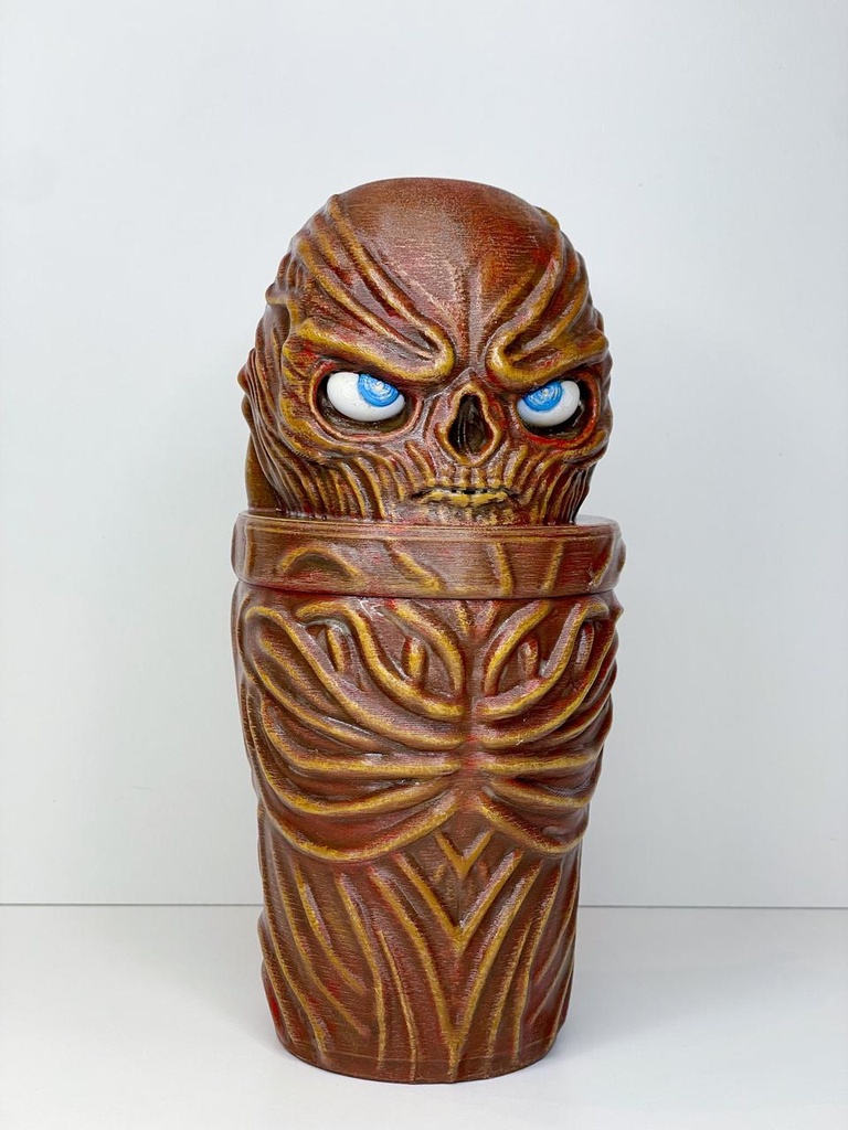 Vaso plastico stranger things vecna 3D