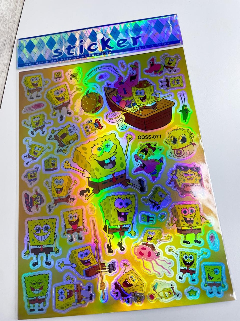 Sticker metalizados