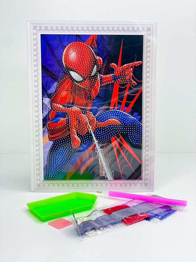 Diamond strass spiderman
