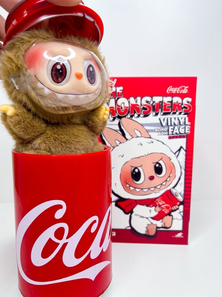 Caja labubu lata sorpresa coca cola