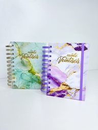 Agenda 2026 con espiral onix 10x15 DIARIA